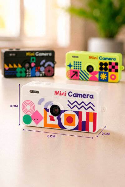Pikas Joyplus Mini Anahtarlık Dijital Fotoğraf Makinesi Retro Filtreli Mini Video Kamera M9