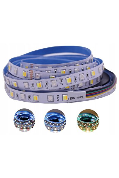 NO BRAND Bandă LED PREMIUM RGB + CCT cu RGBW alternat 12V 5050 IP20 300 diode 5m