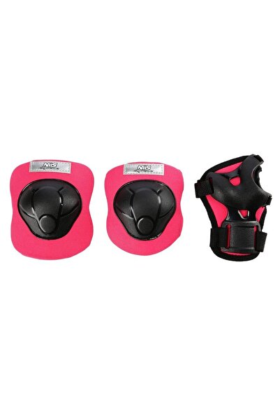Nilsport Set complet de echipament de protecție cu cască, mărimea XS, roz, pe...