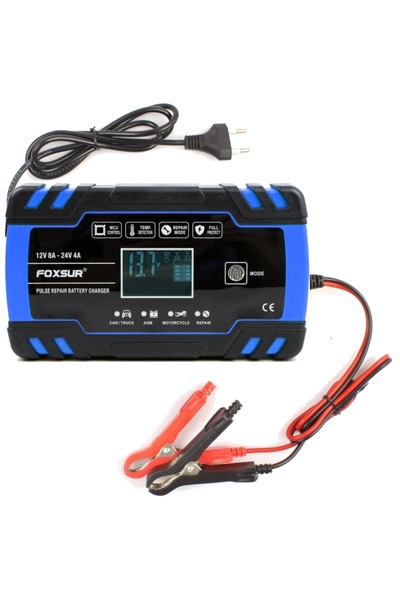 GAT Încărcător de baterii auto 12V 24V 8A cu funcție de reparație