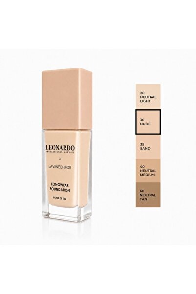 LEONARDO x Lavii Nechifor Fond de ten, 30 Nuanță Nude, 30 ml