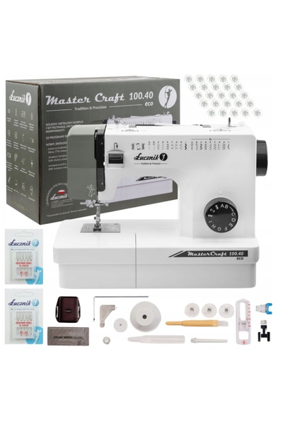 Łucznik Mașină de cusut Master Craft 100.40 cu set de ace și bobine