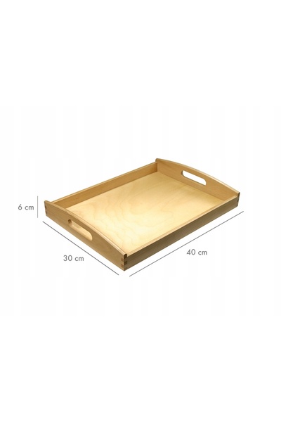 PRACTIC PLATOU DE SERVIRE DIN LEMN PENTRU ALIMENTE 40 x 30 cm, TAVĂ DE BUCĂTĂ...