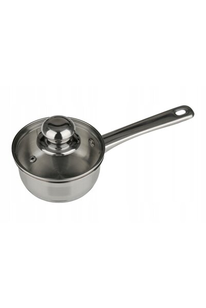 Kinghoff Oală din oțel inoxidabil cu capac 2.0L 18cm, pentru gaz și inducție.