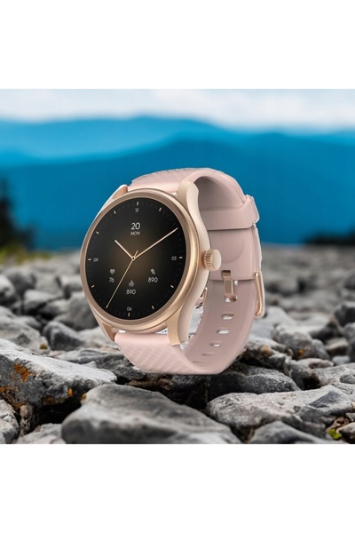 Hama Fit Watch 5010 Smartwatch Sportiv Rotund Auriu Roz