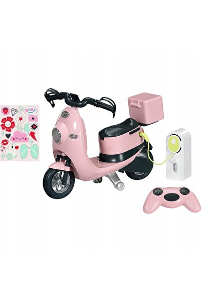 BABY born Trotinetă electrică cu telecomandă RC pentru păpuși, cu funcție de ...