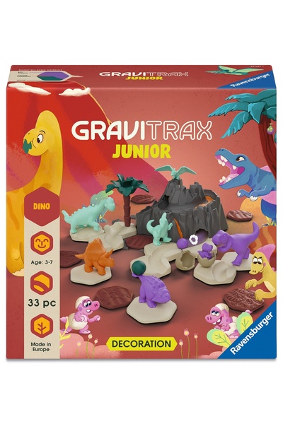 RAVENSBURGER GRAVITRAX JUNIOR SET COMPLEMENTAR ELEMENTE ADIȚIONALE DINOSAURI