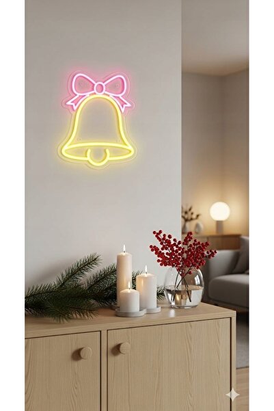 Home Styling Collection CRĂCIUN SĂMÂNȚĂ DE CRĂCIUN DIN PLASTIC CU LUMINĂ NEON...