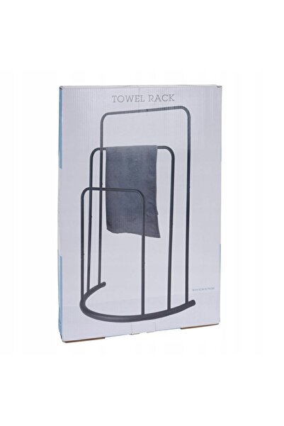 Bathroom Solutions Suport de prosoape pentru baie, arcuit, robust, cu 3 nivel...