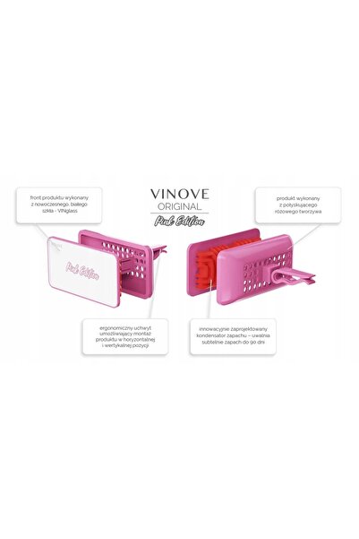 NO BRAND VINOVE PINK EDITION PARFUM PENTRU MAȘINĂ MARANELLO 90 DE ZILE CAFEA ...