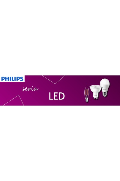 Philips Bec LED E27 cu filament 4.3W = 40W 470lm 2700K cald CorePro 10x