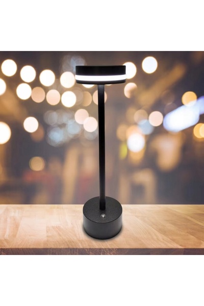 Anytech Lampă de masă/noptieră modernă LED, fără fir, cu control tactil
