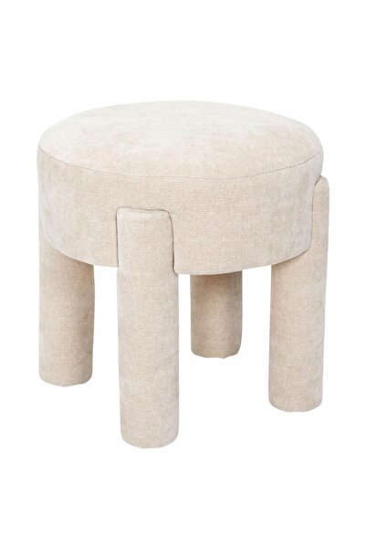HowHomely PUFA TAPICEROWANA taupe, suport pentru picioare pentru fotoliu de l...