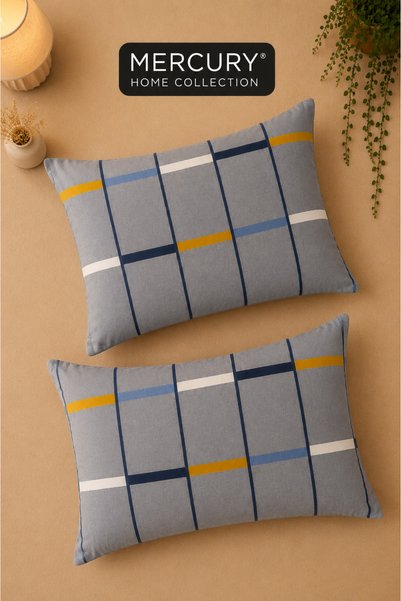 Mercury Pillowcase 2 Pieces |   Cotton |   Covered Design