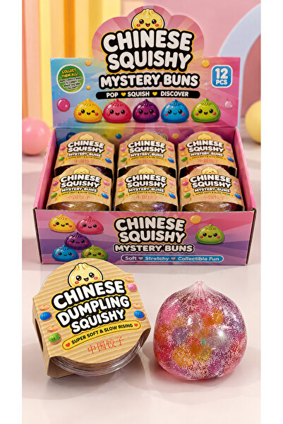 Çin Mantısı Gizemli Sukuşi Rengarenk Oyuncak - Küçük Boy Squishy 1 Adet