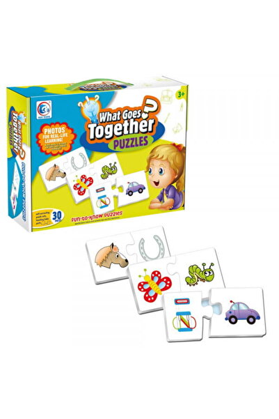 PlayFun Παζλ, Κομμάτια, Σετ Αντιστοίχισης - Τι ταιριάζει με τι - Παιχνίδι για...
