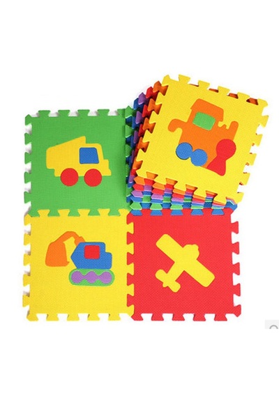 PlayFun 10pcsPuzzle29*29 - Jucarie pentru Copii, Dezvolta Logica, Rabdarea si...