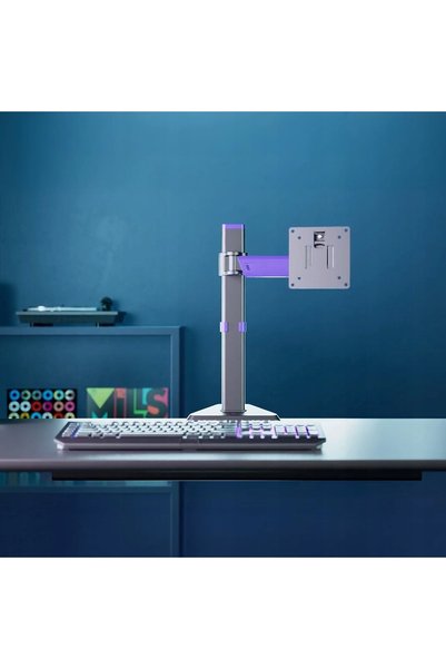 Spacetronik Suport monitor AJUSTABIL 17-40 VESA 12kg iluminare RGB