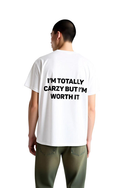 PayBuy Crazy but I'M Worth It Printed Men's T-Shirt