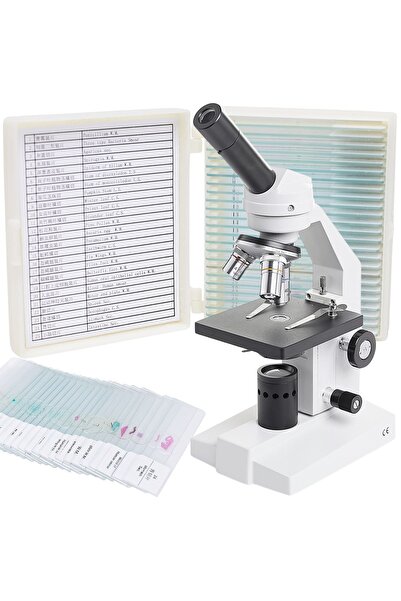 TECHREBAL BM ONE 400x Microscop Biologic Monocular + 25 Mostre