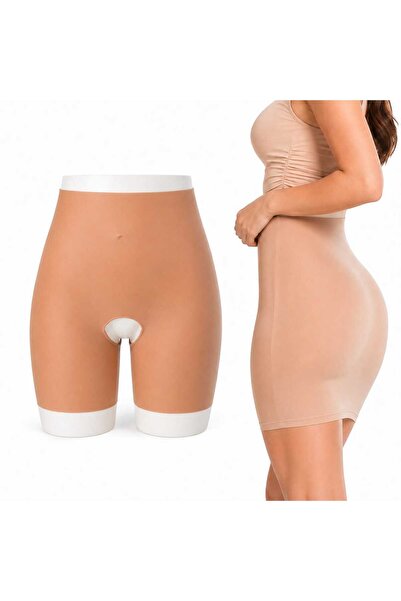 Nevara Silicone Padded Shapewear Butt Lifter Hip Enhancer - Soft Nude Shorts ...