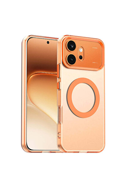 Techsuit Husă pentru Honor 600, CandyCase MagSafe, portocaliu - portocaliu