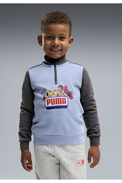 Puma x TRANSFORMERS Grafická mikina s celopropínacím zipem ke krku