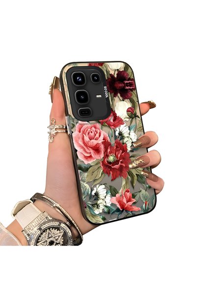 ucuc Infinix Note 50/Note 50 Pro Compatible Hard Acrylic Back Silicone Edge L...