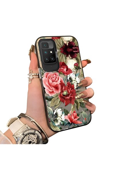 ucuc Xiaomi Redmi 10 4g Compatible Hard Acrylic Back Silicone Edge Lens Prote...