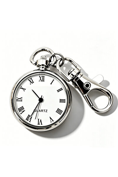 Choice silvery Retro Charm Neutral Fashion Roman Digital Quartz Steampunk Poc...