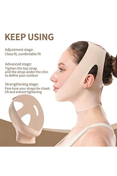 Choice Adjustable Firming Breathable Face Slimming Strap Neck Tightening Wrap...