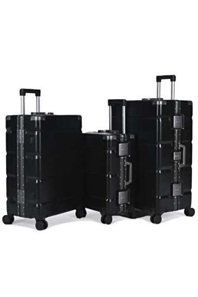 Generic Aluminium Luggage Suitcase Set |   Of 3 Pieces Without Zippers, with ...