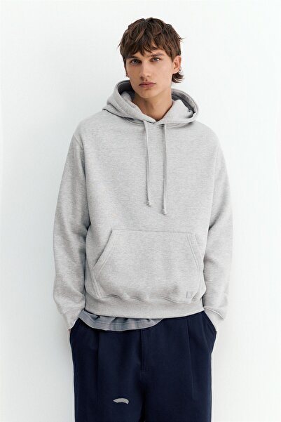 Pull & Bear Kapüşonlu basic sweatshirt