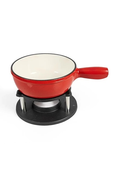 Perfect Home Set fondue fontă emailată roșu 1,8 litri