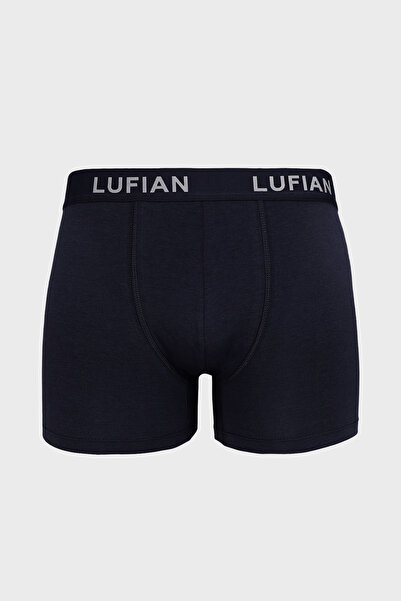 Lufian Darcy Men's Cotton Boxer Navy Blue