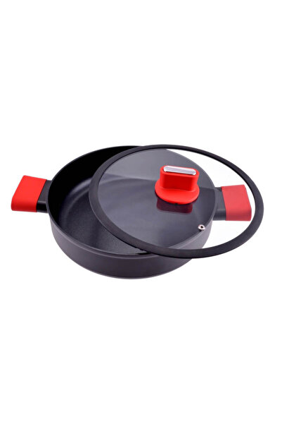 Perfect Home Cratiță joasă cu pereți groși din aluminiu antiaderent, cu induc...