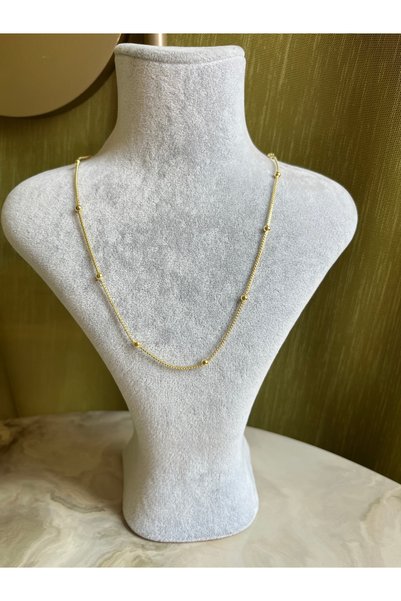 ASULIA Jewelry Store Model Steel Ball Chain Necklace