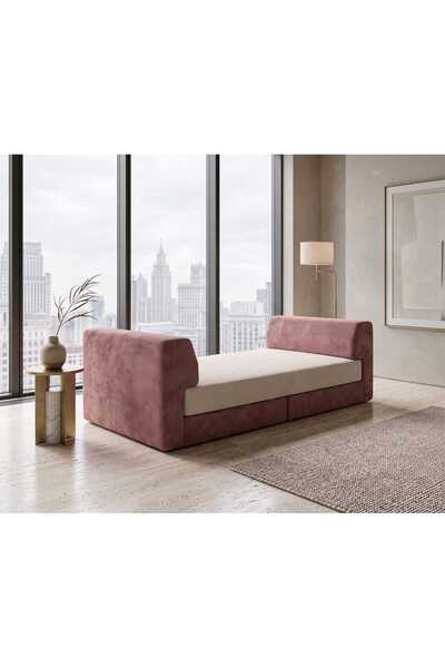DECHOME Nestime® 200x100 cm Modüler Sünger Kanepe | Hareketli Sırt Dayama | Ç...