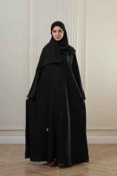LAVİNİA Lavinia women's abaya, half-circle internet fabric