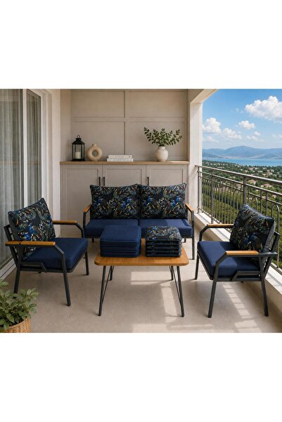 VELORAY MOBİLYA Bahçe Balkon minder kılıfı 8 parça