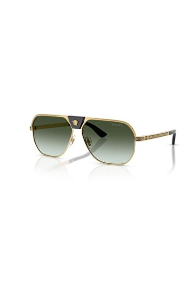 Versace Unisex Dikdörtgen Güneş Gözlüğü VE2294 1002/8E 61