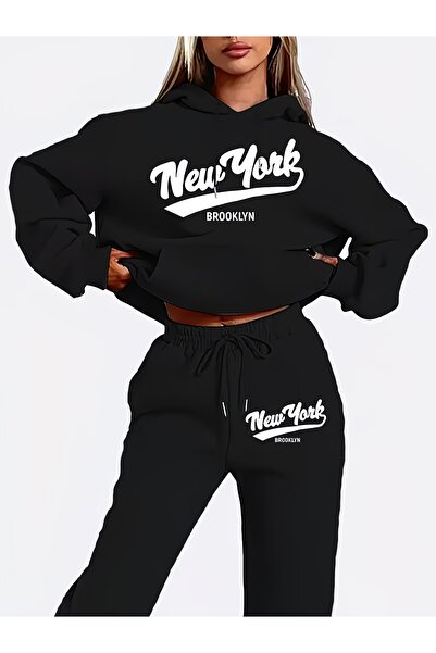 darkopia Unisex Men's and Women's New York Brooklyn Printed Oversize 3 Thread...