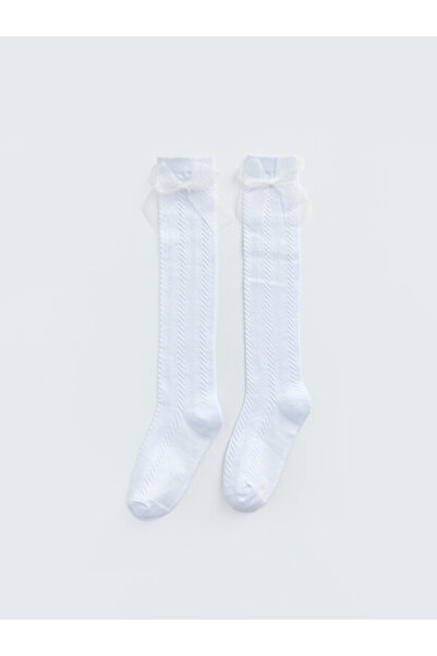 LC Waikiki Esvab • Modern & Distinctive Bowknot Girls' Knee Socks, Pack of 2