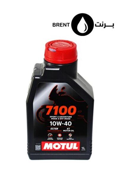 Motul 7100 10W-40 4T Motorcycle Engine Oil 1L 100% Synthetic Ester API SN / J...