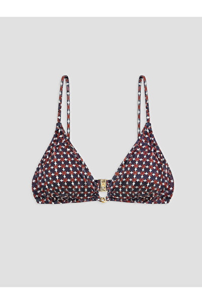 LC Waikiki Top de bikini de damă cu model și bureți detașabili