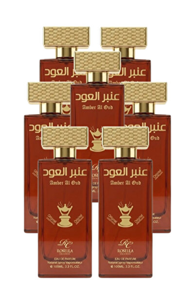 ROSELLA 7 قطع من عطر العنبر والعود 100 مل