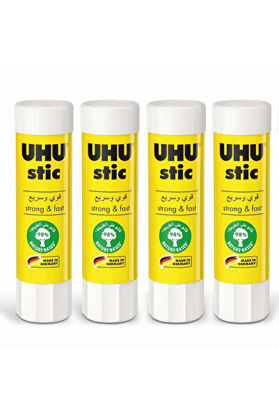 Uhu Stic Glue Sticks Bonus Pack – 40 g Strong & Fast 98% Nature-Based – Pack ...