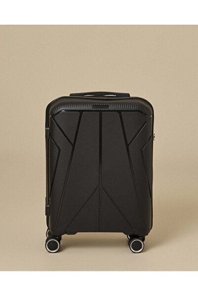 REDTAG Black 20 Inch Stylish Hard Trolley