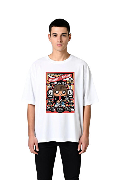 PayBuy Rock Legend Music Tribute Design Printed Men's Oversize T-Shirt