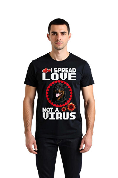 PayBuy Ανδρικό μπλουζάκι με στάμπα "Love Is Not A Virus"
